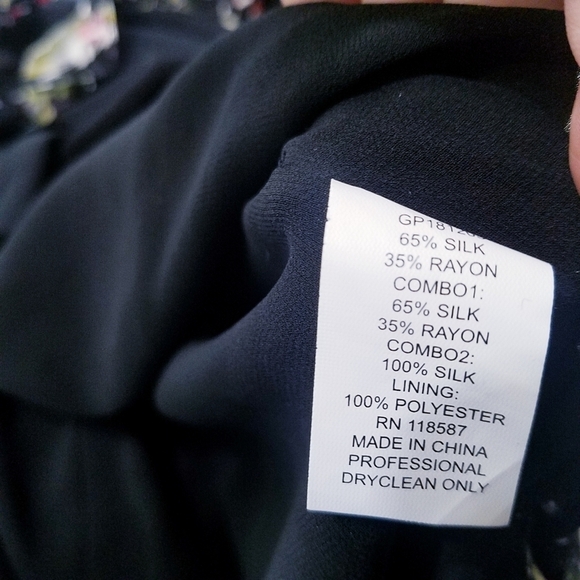 NEW Jason Wu Grey | Painted Floral Silk Chiffon‎ dress 2 - Picture 11 of 15